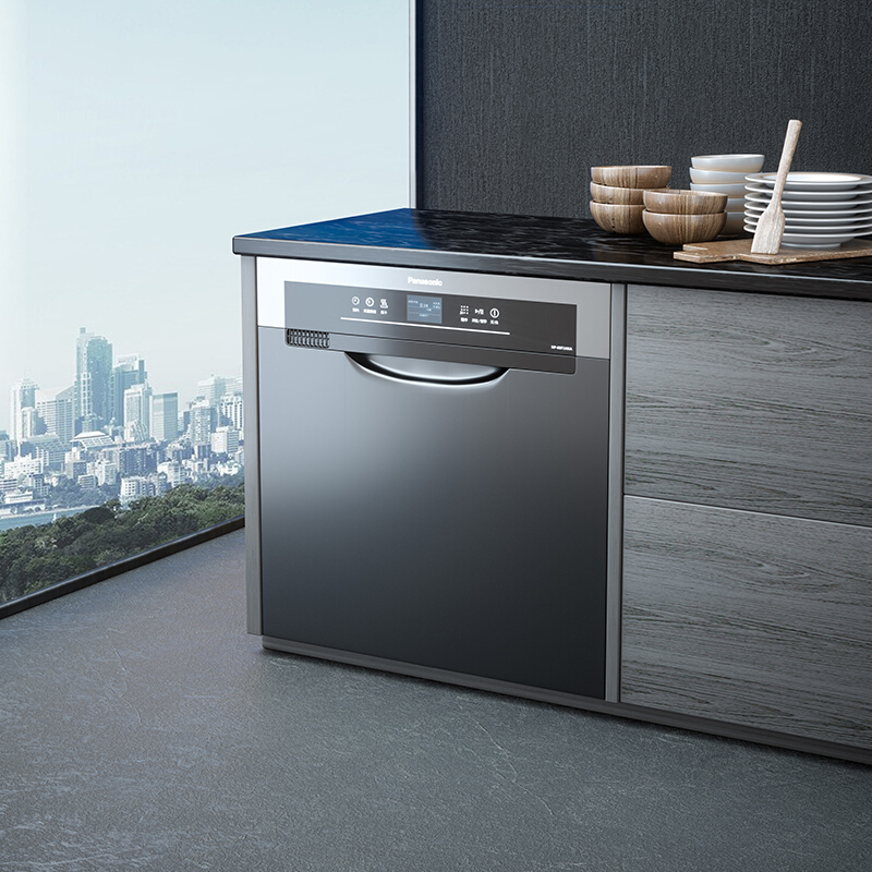 松下（Panasonic）嵌入式 洗碗机家用 高温除菌